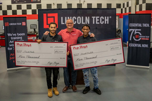LINCOLN TECH STUDENTS RECEIVE PEP BOYS “FIND YOUR DRIVE” SCHOLARSHIPS